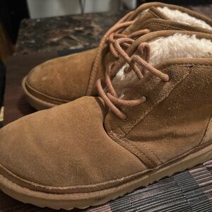 Uggs Cozy Tan Suede Boots